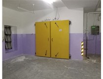 【德軒案例】梧桐院地庫改造——墻面刷油漆、乳膠漆，改造人防門油漆